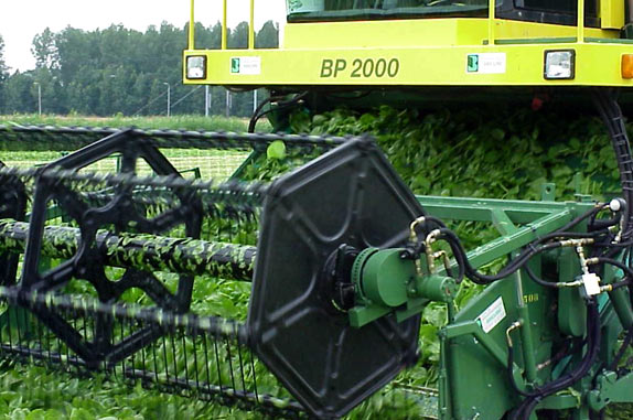 the special crop harvesting technology involves the harvesting of herbs, vegetables, flowers and other plants that place special demands on the equipment used during cultivation and harvesting