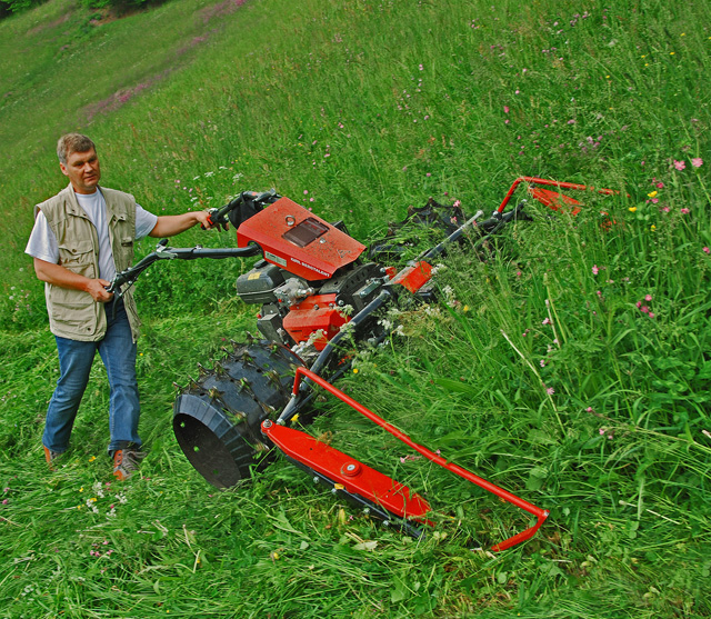 when mowing on steep slopes special steep slope mowers are used