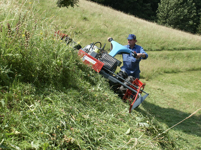 the steep slope mowers are able to cope with extreme inclines