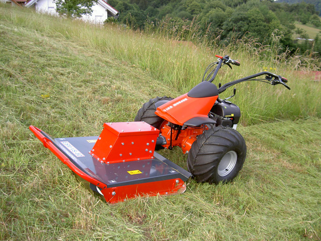 after flailing the clippings are left on the mowed area